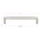 Gliderite Hardware 6-1/4 in. Center to Center Knurled Bar Pull Satin Nickel 4788-160-SN-1 - alternate 2